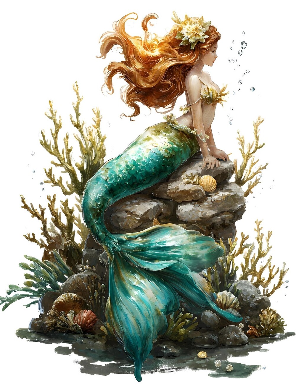 10pc=beautiful Mermaide Prints Special - Picture 9 of 10